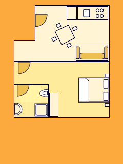Ground-plan of the apartment - 4 - 3